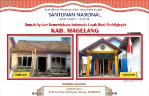 Rumah Buruh di Magelang Dibangun, Disambut Ucapan Terima Kasih dari Warga