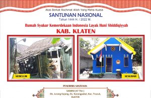 Kisah dari RSKILHS Klaten, Sumbang Pintu dan Kusen, Gantinya Jauh Lebih Besar