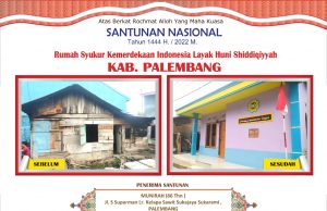 Penerima Rumah Syukur Palembang yang Mulanya Ragu Akhirnya Bahagia